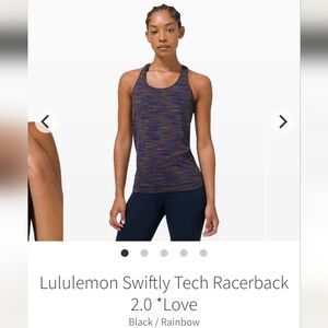 Lululemon Rainbow Love Swiftly Tech Racebank Tank 8